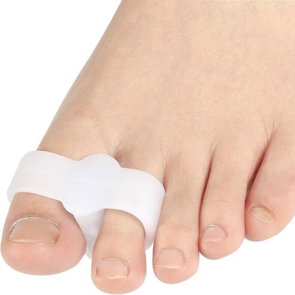 4 PCS Toe Spacers Hammer Toe, Bunion Corrector Gel Toe Separators Straightener - Picture 1 of 3
